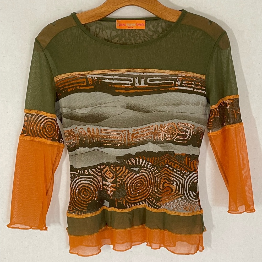 Parisian brand Y2K Graphic Top.